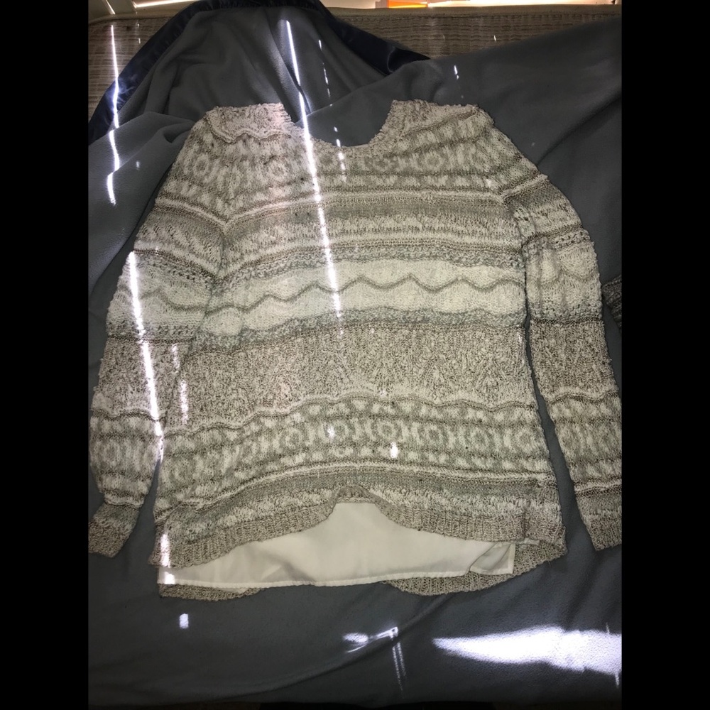 Split Back Sweater